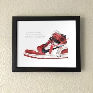 Air Jordan 1 “Off-White” Wall Art